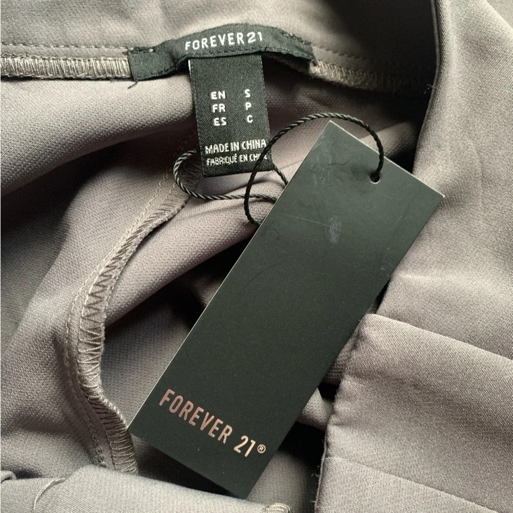 NWT Forever 21 Wide Leg Trouser Pant - Picture 5 of 7